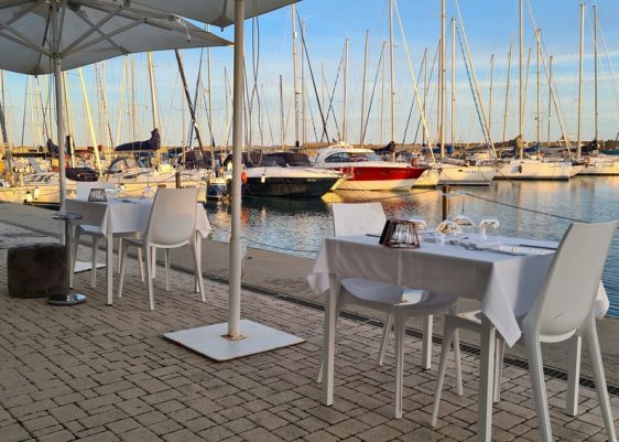 Lux Restaurant in Ostia offers great seafood with sunset views near Rome