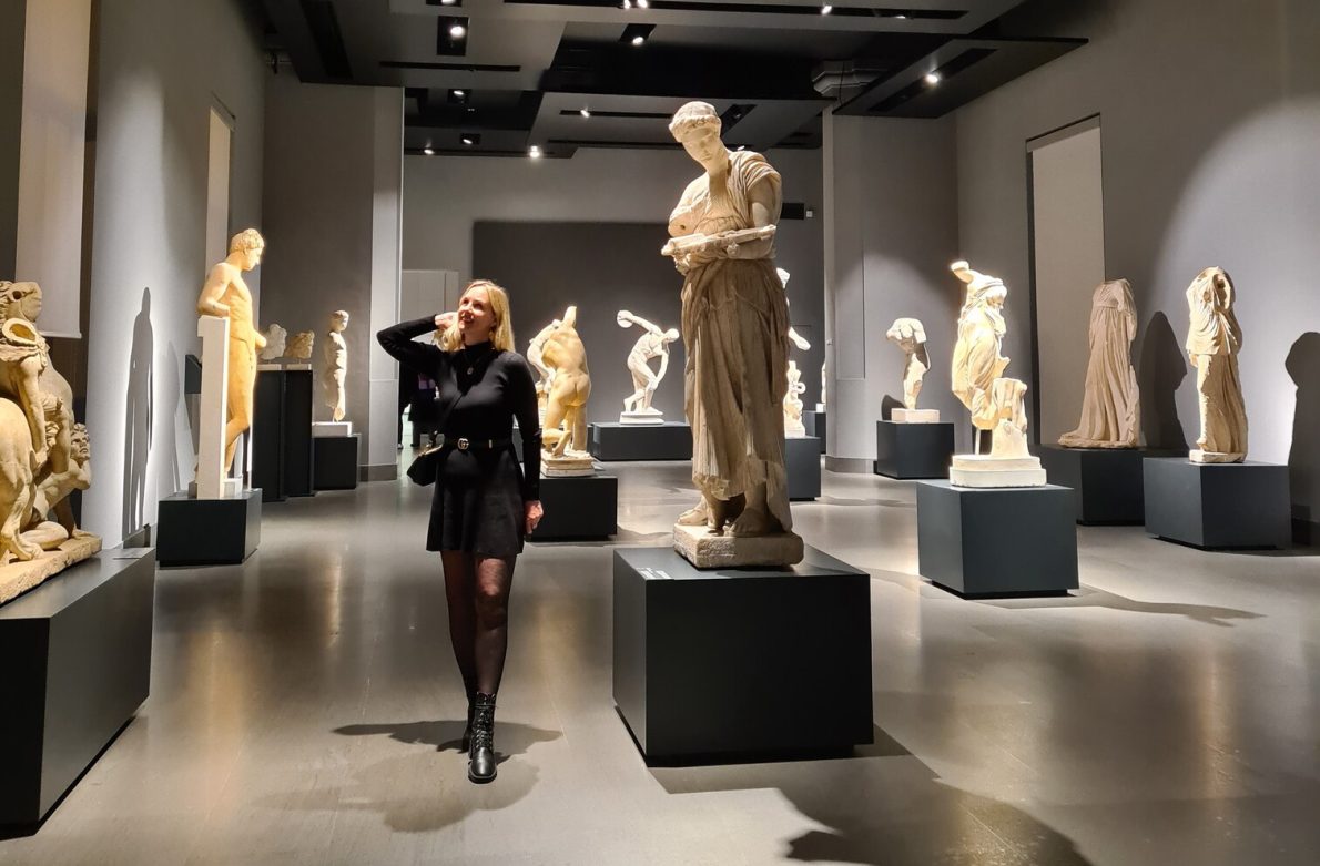 The National Roman Museum - visit and restaurant review of Palazzo Massimo in Rome, housing ancient Roman sculptures and Livia Restaurant review