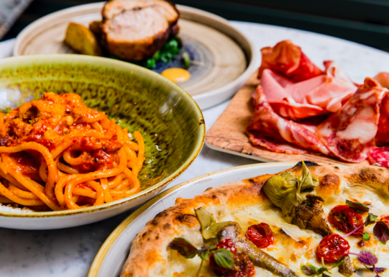 Restaurant near Circus Maximus in Rome, Numa al Circo, a is a great all-day bar and restaurant for breakfast, lunch, aperitivo and dinner