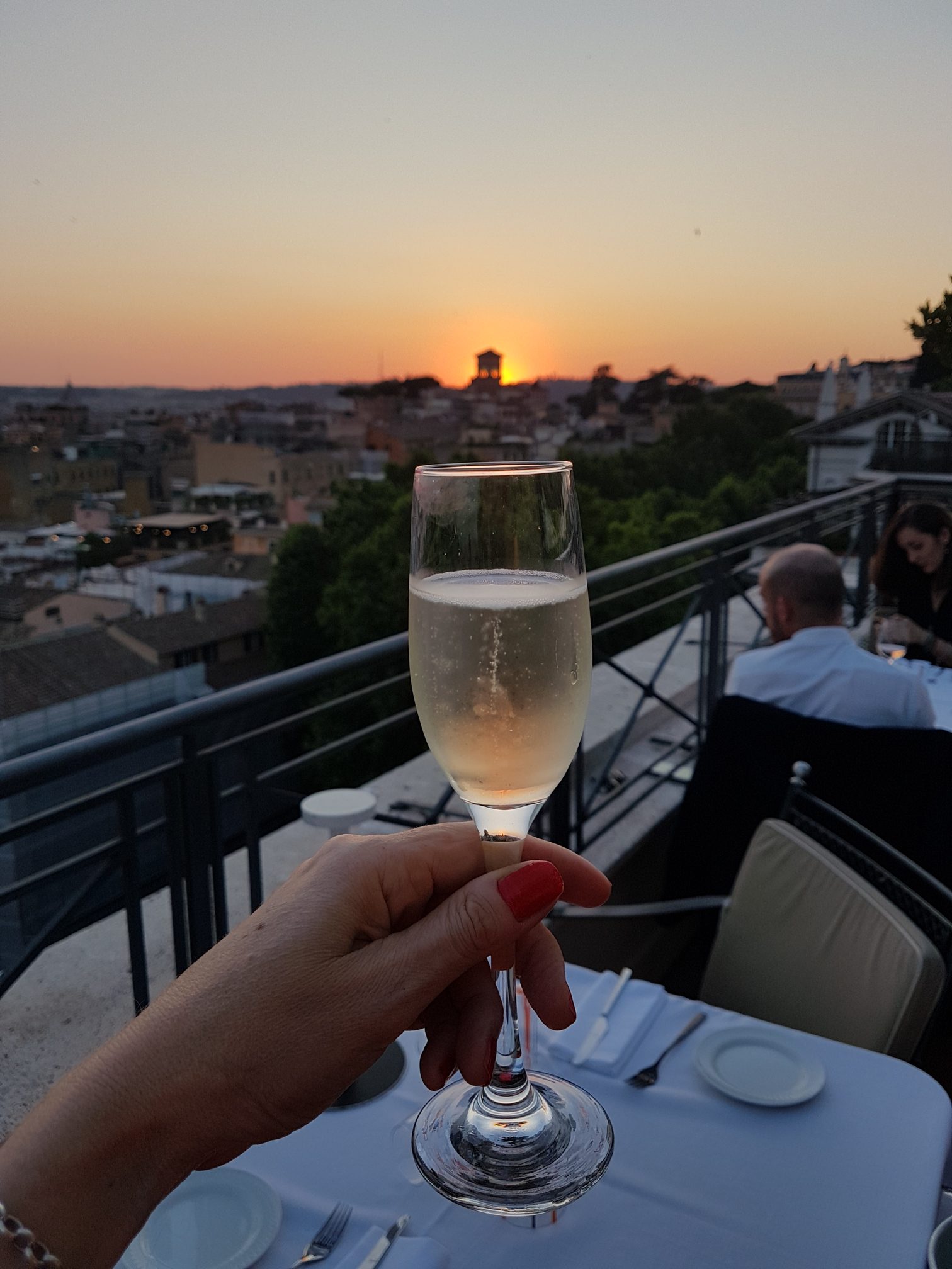 Best rooftop restaurants in Rome The Flair, Hotel Sina Bernini Bristol