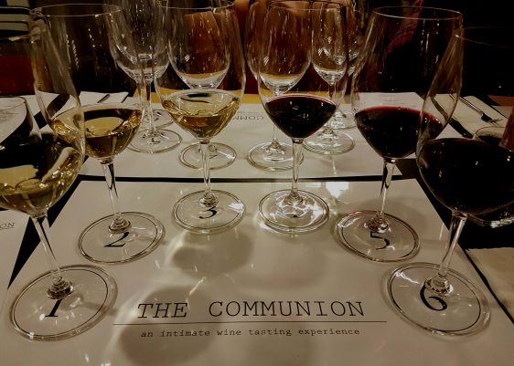 Cha Squared The Communion events are convivial wine tastings held in New York and Rome. Cha McCoy hosts and guides the wine tasting, sharing her knowledge.