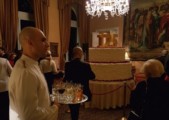 The British Ambassador to Italy's private residence, Villa Wolkonsky, hosted an unforgettable reception on January 24th 2017 to mark the 125th anniversary of Babingtons Tea Rooms in Rome.